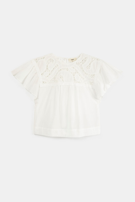 Logo Blouse - Blanc Casse